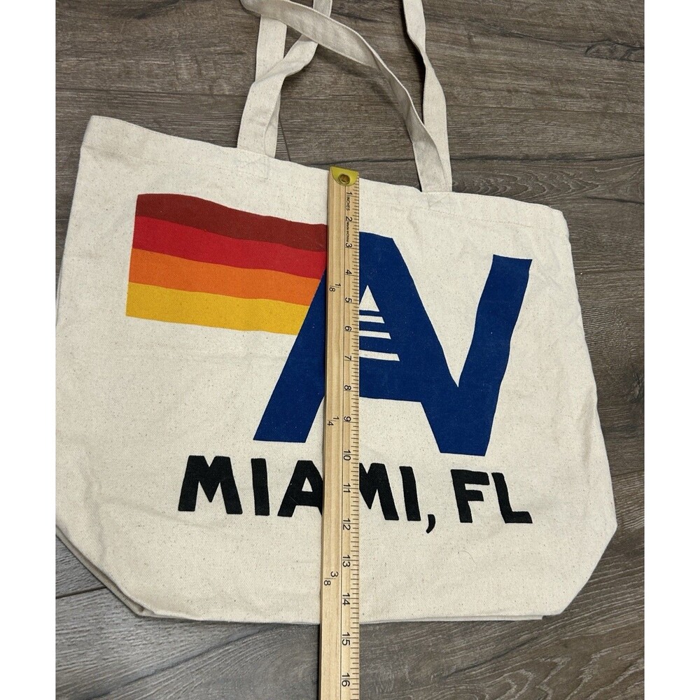Aviator Nation Bag Tote Bag Shoulder Bag AV Miami FL Logo Handbag 17x14.5” - Picture 5 of 5